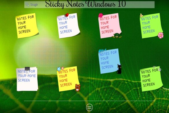 Sticky Notes Windows 10