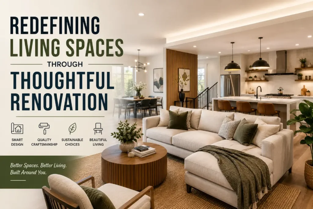 Redefining Living Spaces Through Thoughtful Renovation Redefining Living Spaces Through Thoughtful Renovation