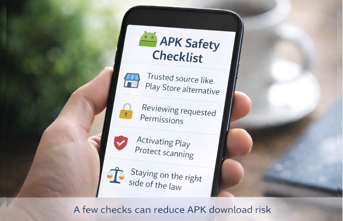 APK safety checklist for Android users